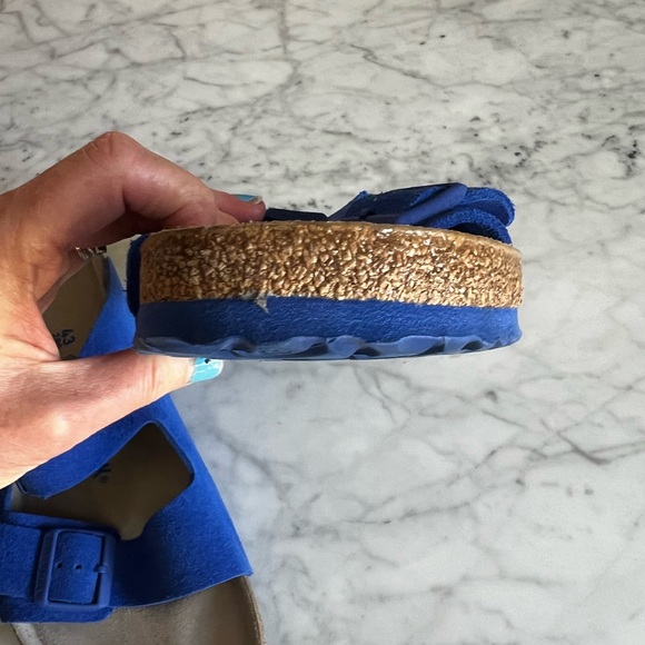 Birkenstock Arizona SFB VL Suede Sandals 'Ultra Blue' 1022298 size 43 - Picture 8 of 10